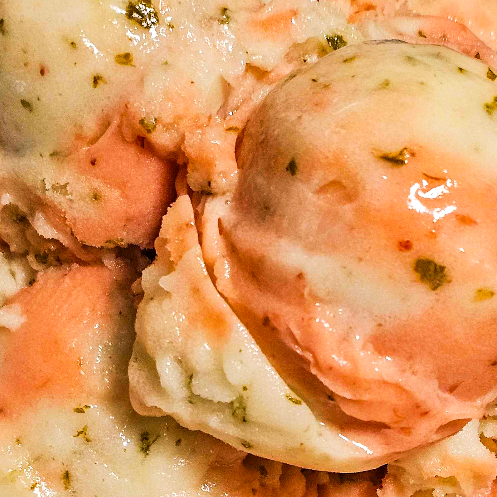 Strawberry Basil Lime Sorbet (v)